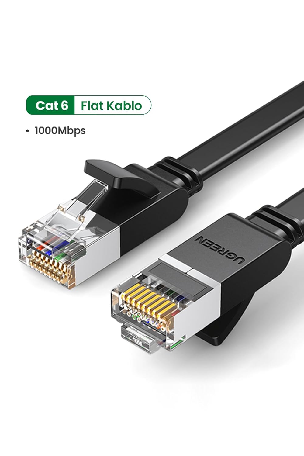 UGREEN Cat 6 Flat Ethernet Cable 20m - AHW Store