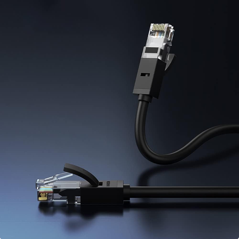 UGREEN Cat 6 Flat Ethernet Cable 2m Black - AHW Store