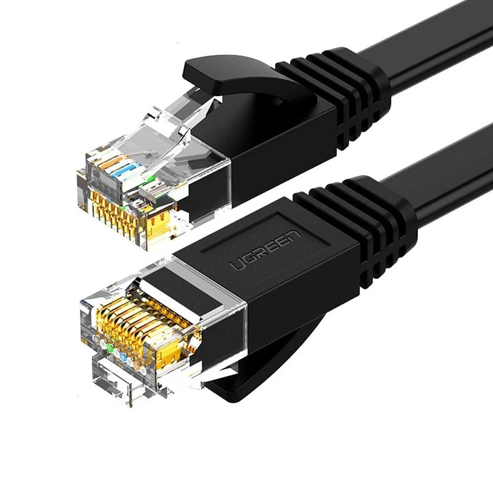 UGREEN Cat 6 U/UTP Lan Flat Cable 30m (Black) - AHW Store