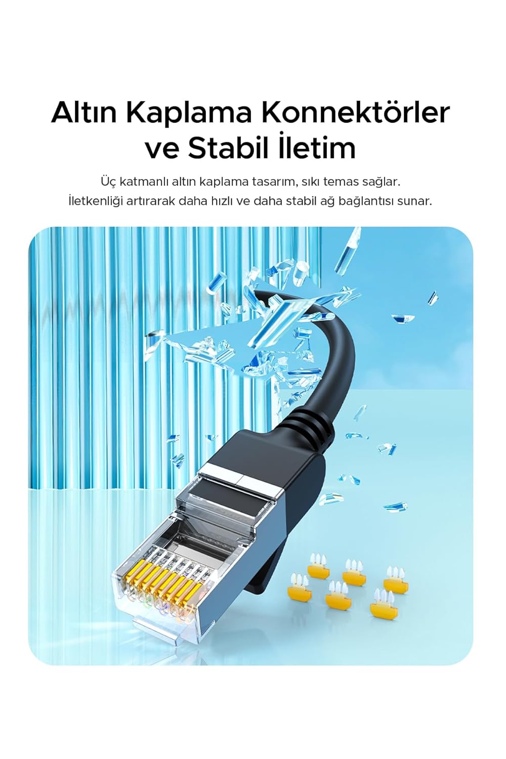 UGREEN Cat 6 U/UTP Pure Copper Ethernet Cable 10m (Black) - AHW Store