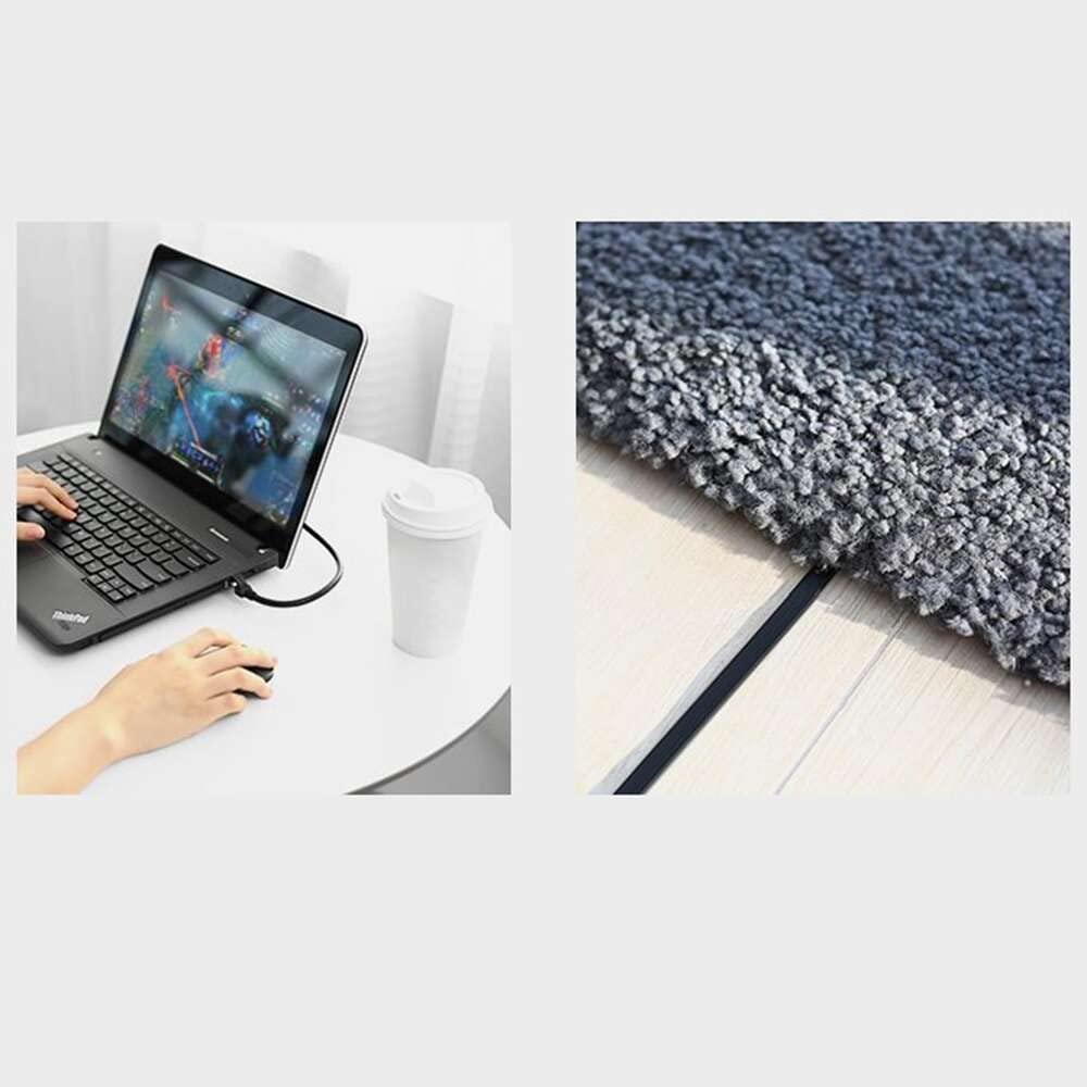 UGREEN Cat 6 U/UTP Pure Copper Ethernet Flat Cable 1m (Black) - AHW Store