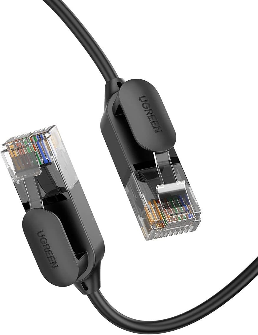 UGREEN CAT 6A Pure Copper Ethernet Cable OD2.8 5m (Black) - AHW Store