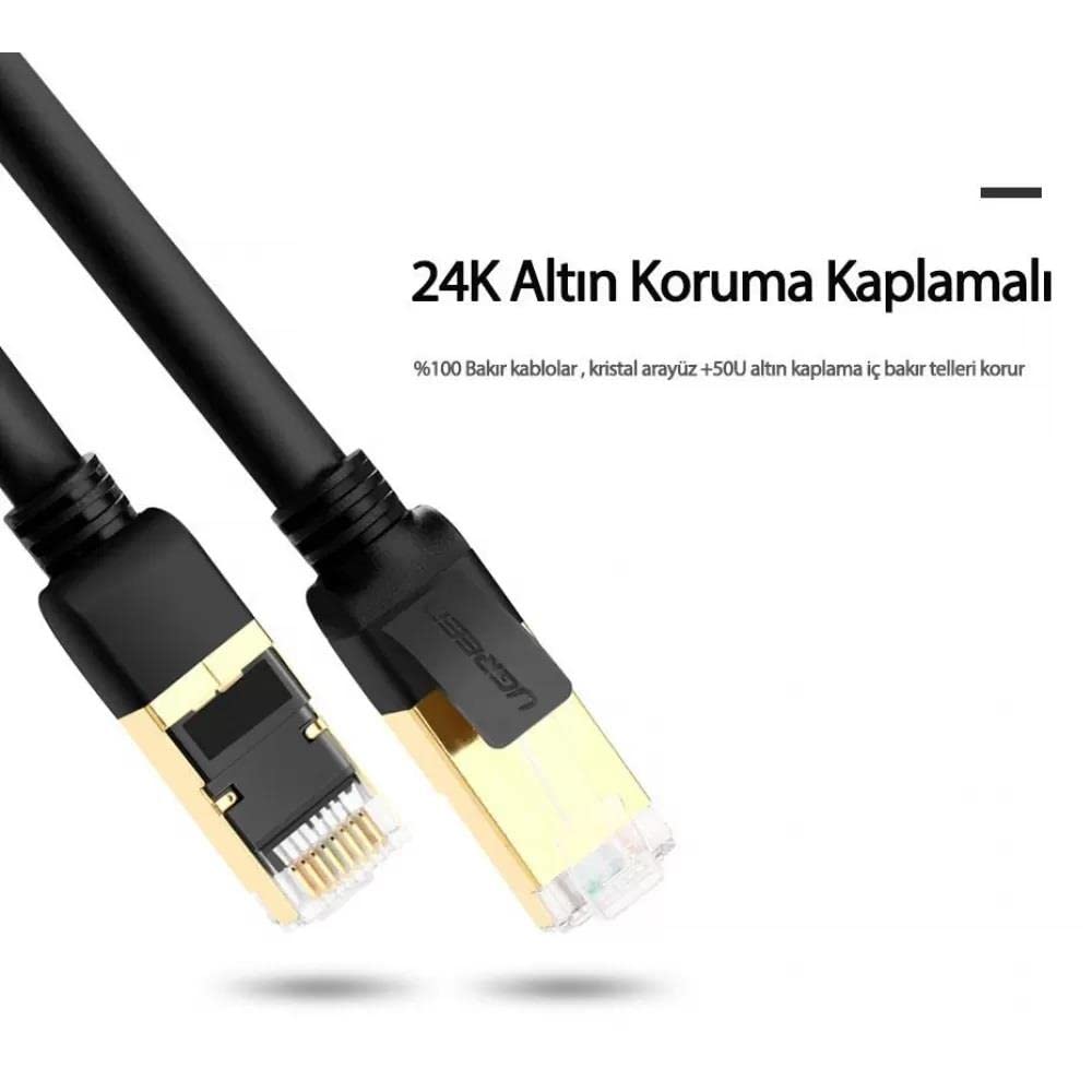 UGREEN Cat 7 F/FTP Lan Cable 0.5m - AHW Store