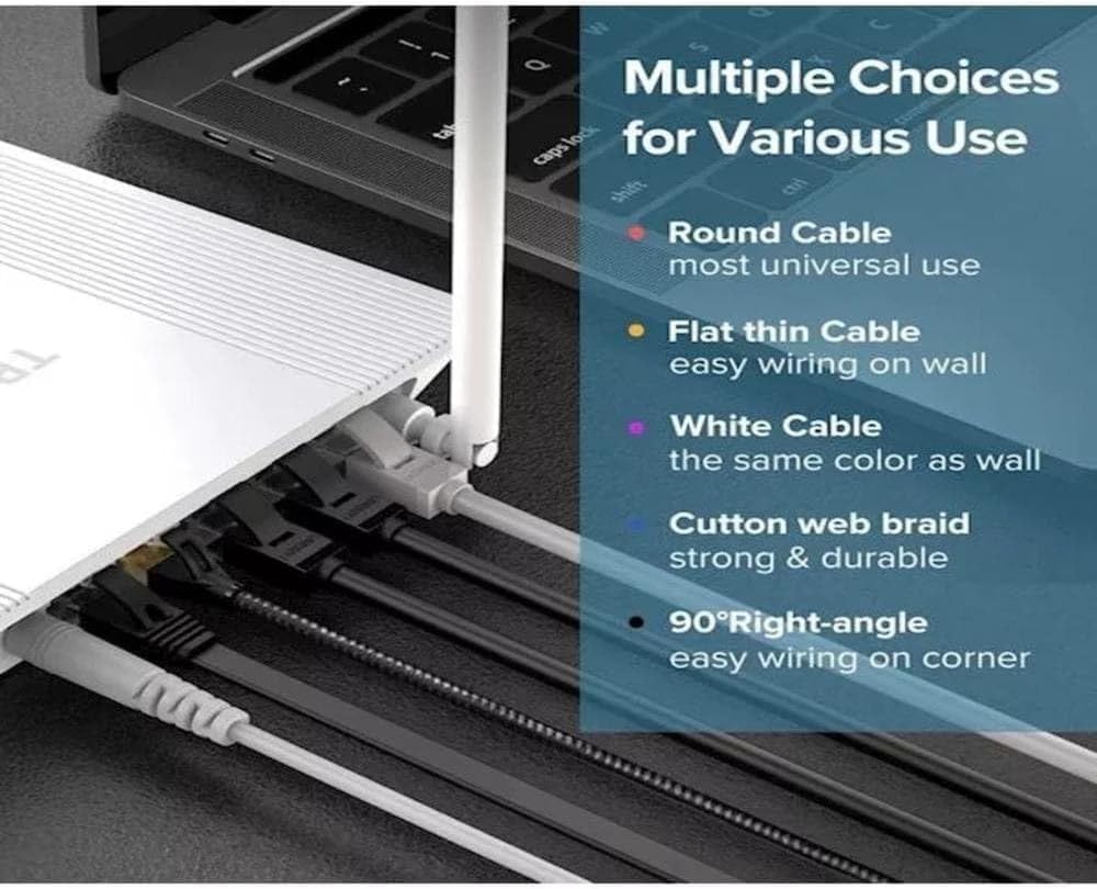 UGREEN Cat6 Ethernet Cable 1.5m Black - AHW Store