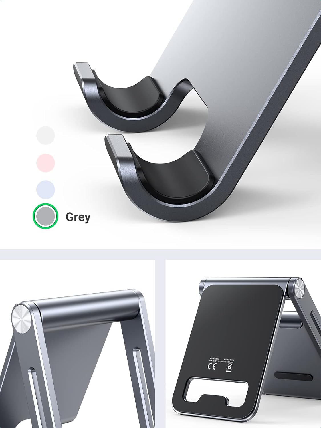 UGREEN cell phone stand is made of aluminum alloy, sturdy and durable for usage. Multi - angle Adjusta - AHW Store