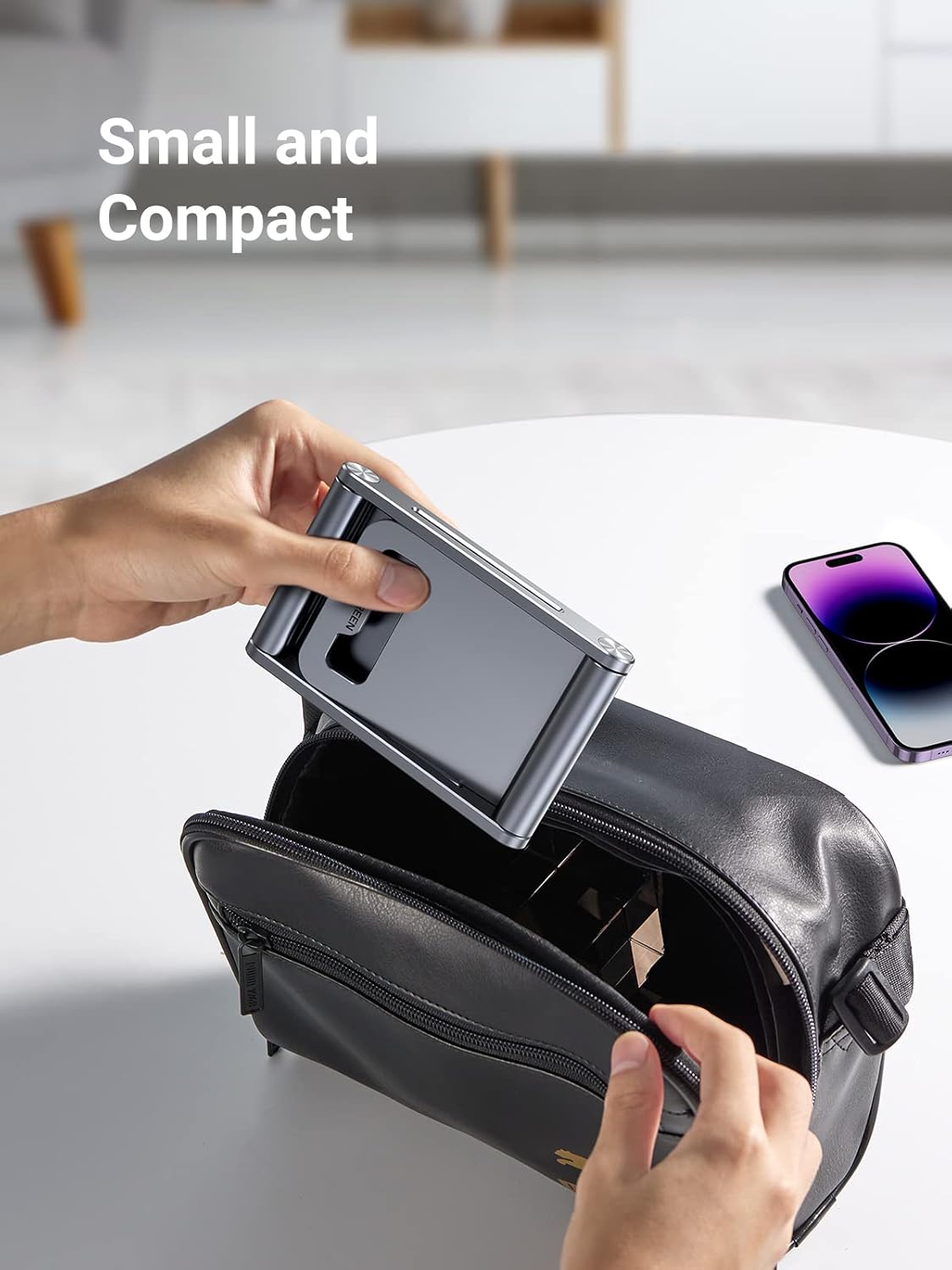 UGREEN cell phone stand is made of aluminum alloy, sturdy and durable for usage. Multi - angle Adjusta - AHW Store