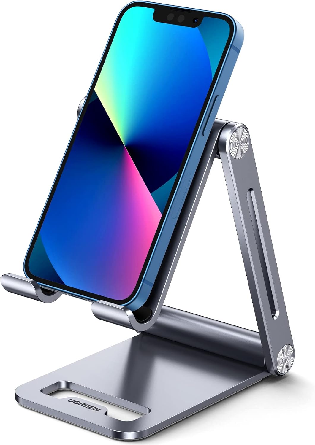 UGREEN cell phone stand is made of aluminum alloy, sturdy and durable for usage. Multi - angle Adjusta - AHW Store