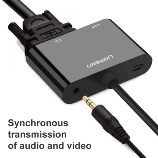 UGREEN CM101 HDMI to VGA + HDMI Converter - 40744 - AHW Store