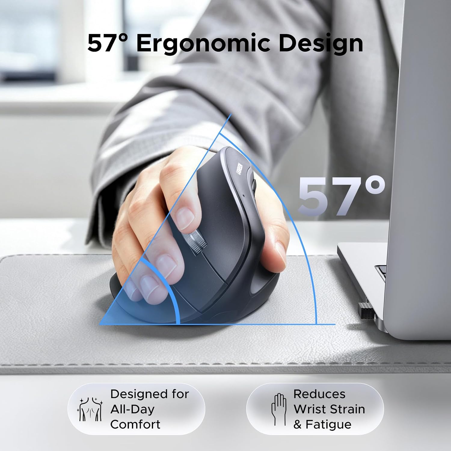 UGREEN Ergonomic Vertical Bluetooth Mouse - AHW Store