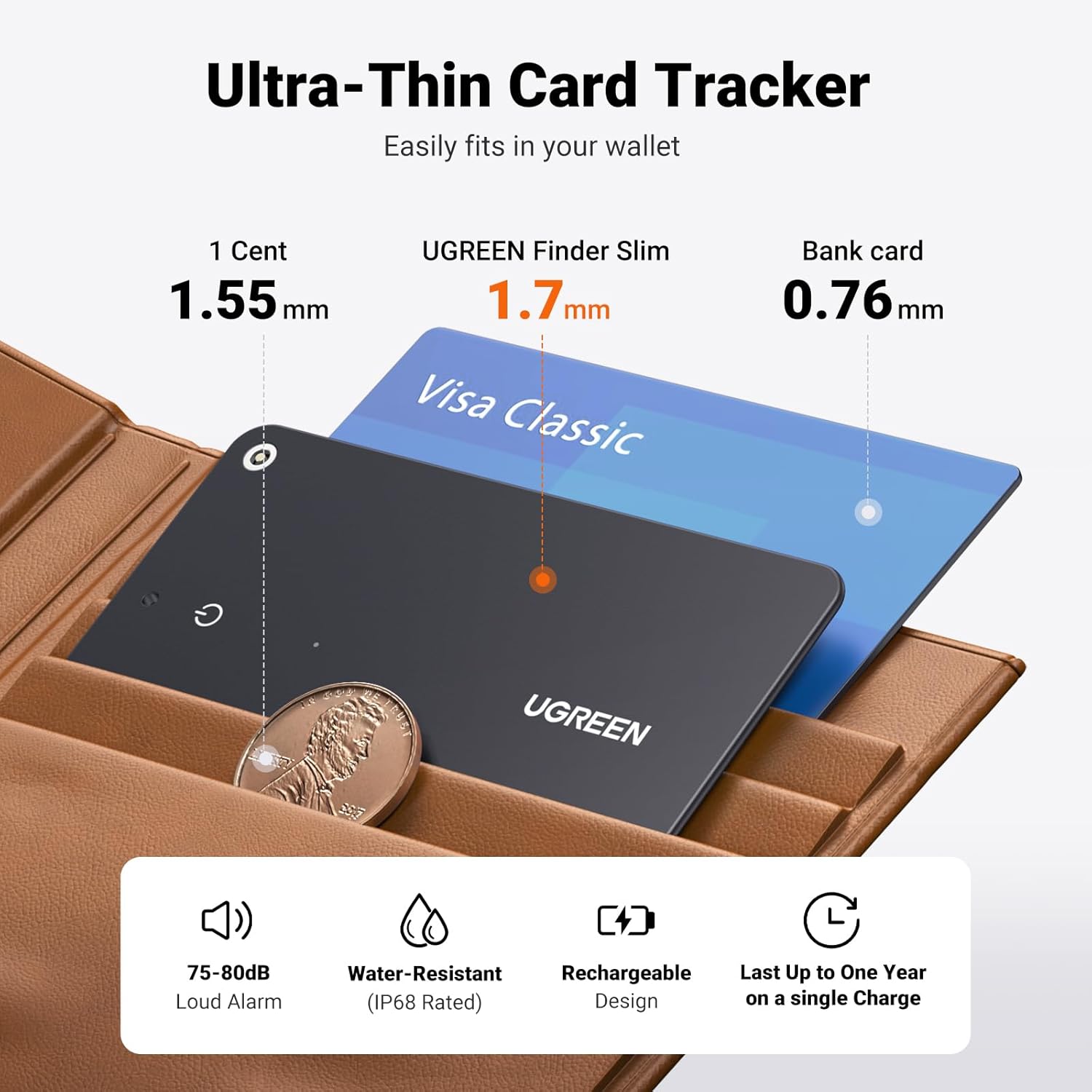 UGREEN Finder Slim Bluetooth Tracker - AHW Store