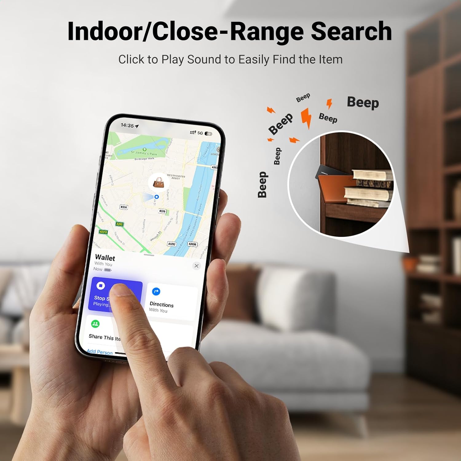 UGREEN Finder Slim Bluetooth Tracker - AHW Store