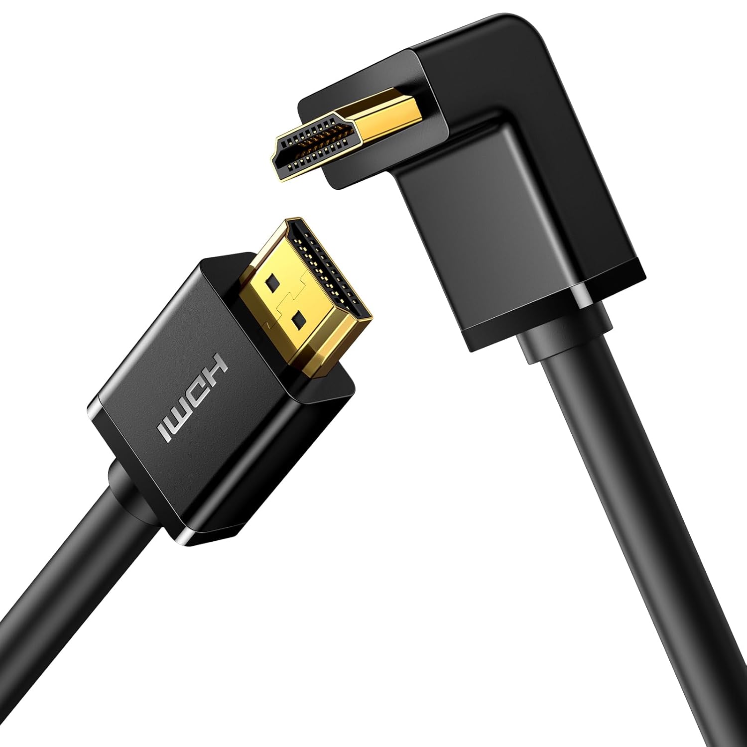 Ugreen HDMI Cable Right Angle 90 Degree 2M - HD103 - Black - AHW Store