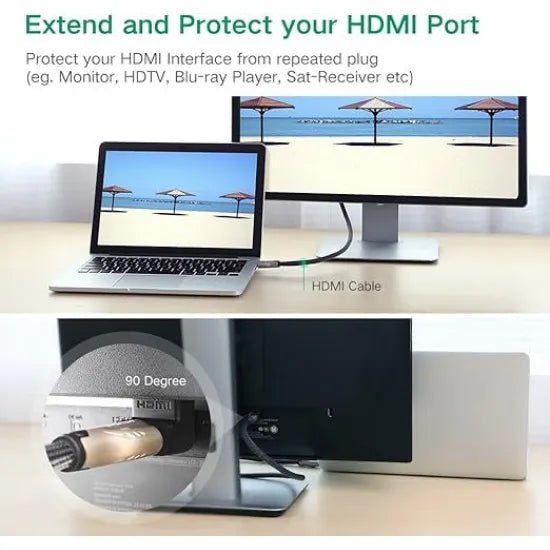 UGREEN HDMI Male to Female Adapter Down 6957303821099 - 20109 - AHW Store