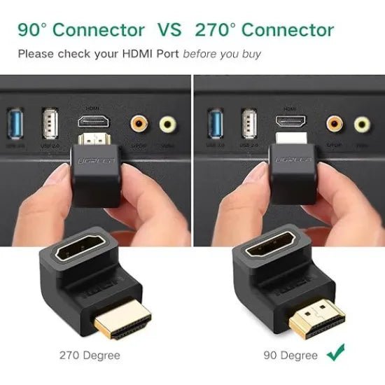 UGREEN HDMI Male to Female Adapter Down 6957303821099 - 20109 - AHW Store