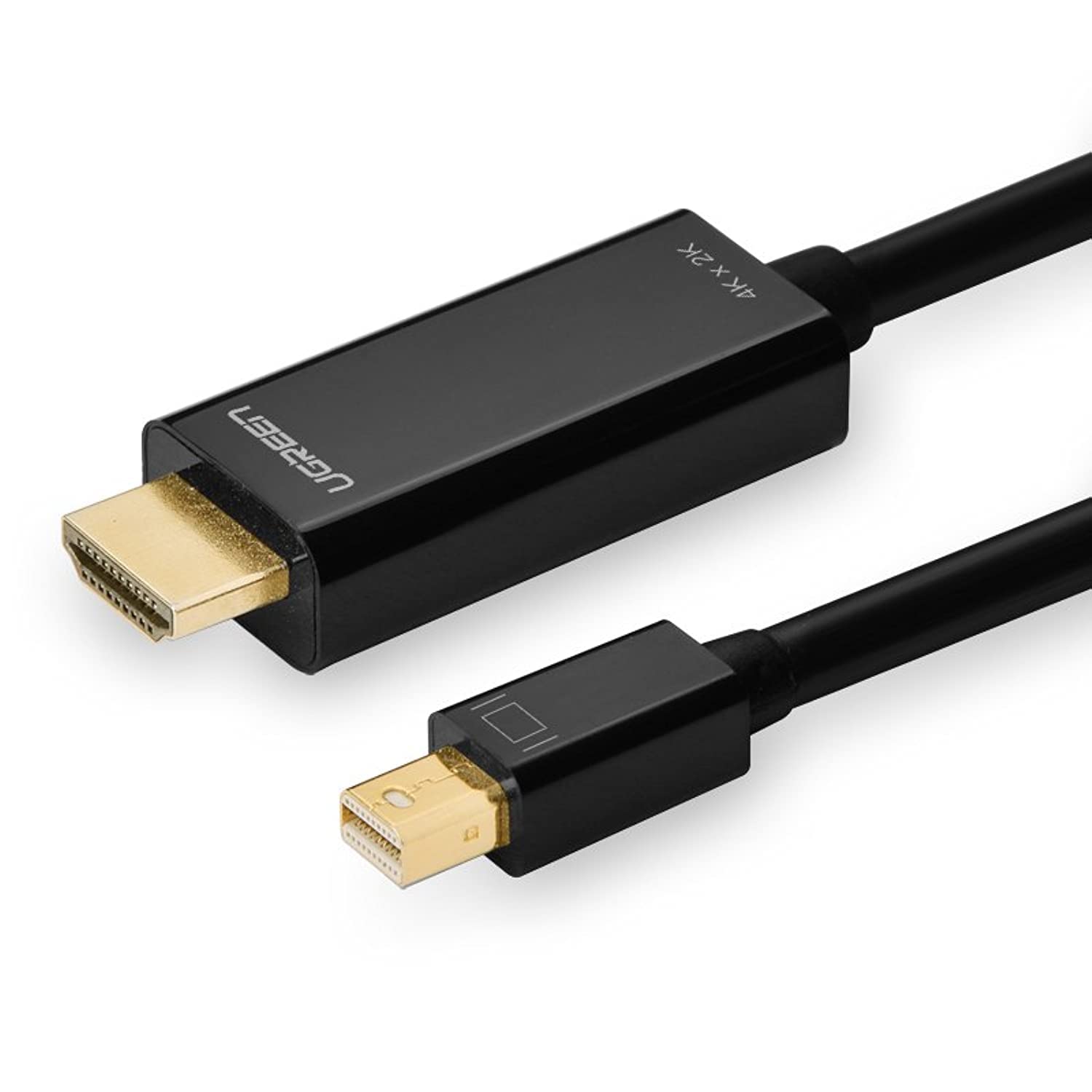 UGREEN Mini DP Male to HDMI Cable 4K, Aluminum Braided Uni - Directional Display Port to HDMI Converte - AHW Store