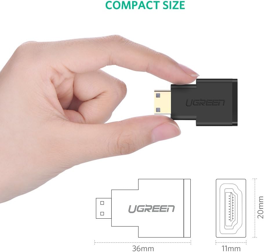 UGREEN Mini HDMI to HDMI Adapter - AHW Store