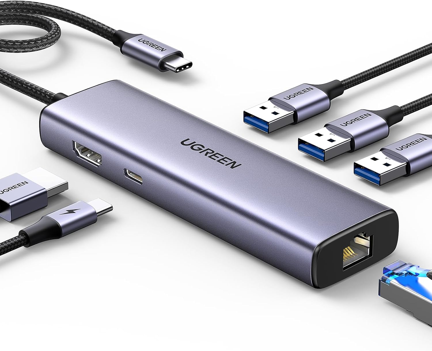 UGREEN Revodok 6-in-1 USB-C Hub - AHW Store