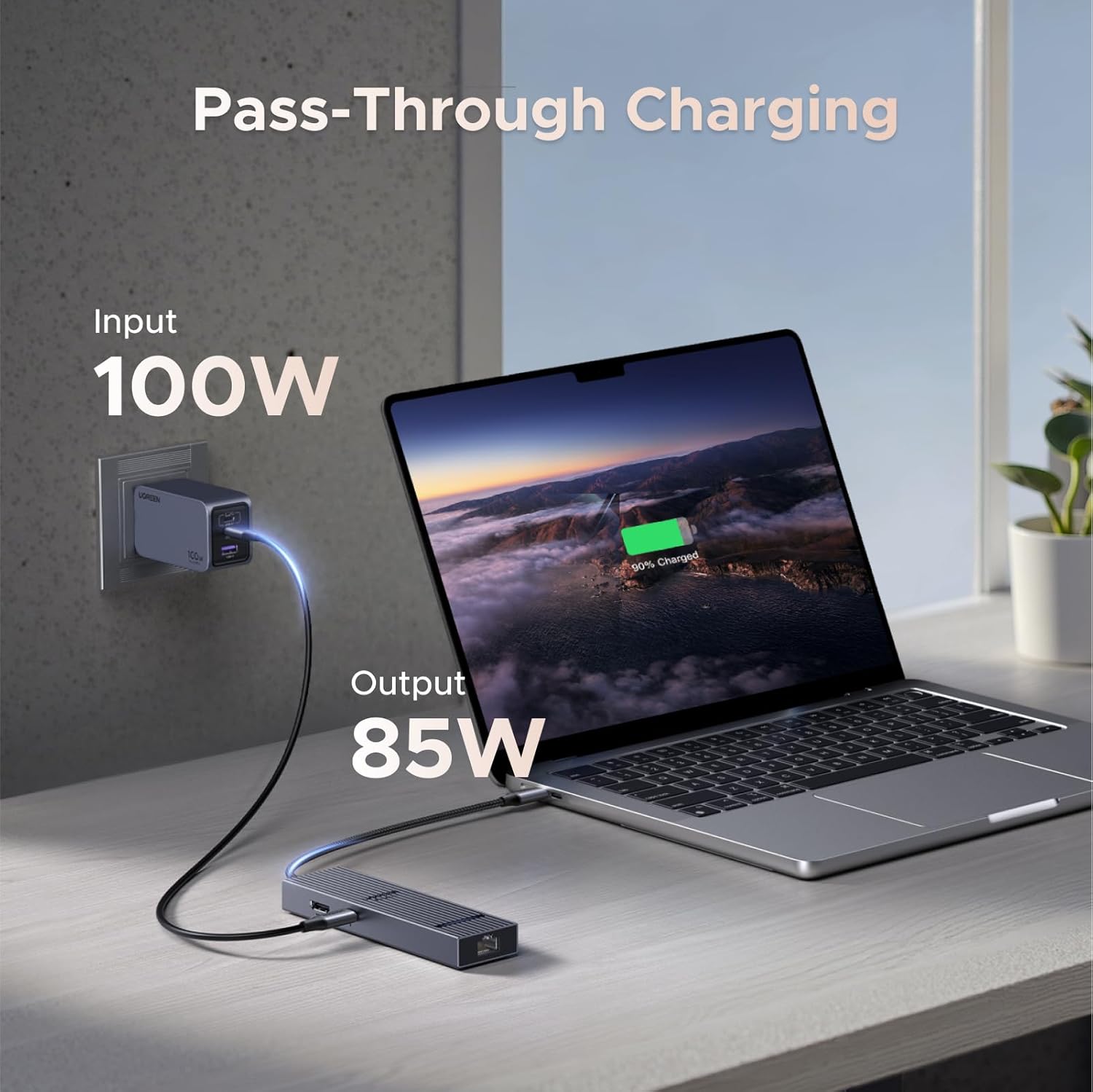 UGREEN Revodok 6 - in - 1 USB C Hub with Gigabit Ethernet plus 4K@60Hz HDMI and 100W PD Charging also 10Gbps USB - A and USB - C 3.2 Data Ports for MacBook M1 M2 M3 and iPad or iPhone - AHW Store