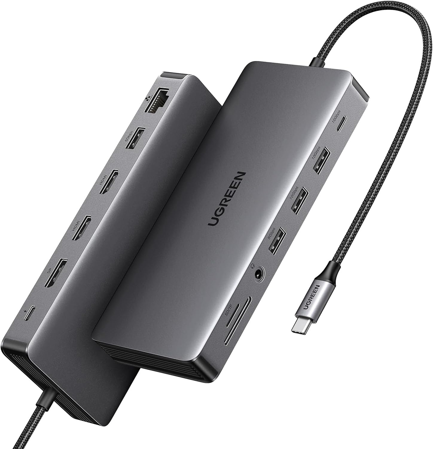 UGREEN Revodok Pro 313 Docking Station Triple Display, 13 - in - 1 USB C Dock with Dual HDMI, DP, 10 Gbp - AHW Store