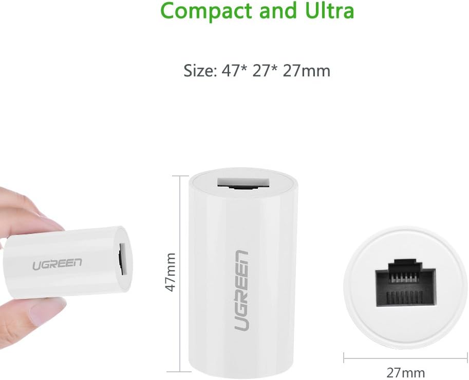 UGREEN RJ45 Ethernet Coupler Cat6/7 - AHW Store