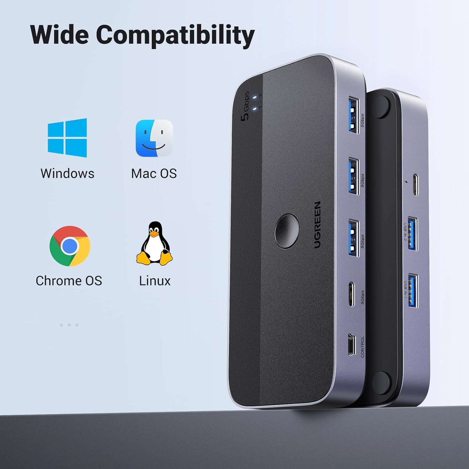 UGREEN Uno USB C Hub with 4K@60Hz HDMI plus 100W PD Charging and 10Gbps USB 3.2 Data Transfer Splitter Multiport Expander Adapter for Laptop MacBook Pro Air and iPad - AHW Store