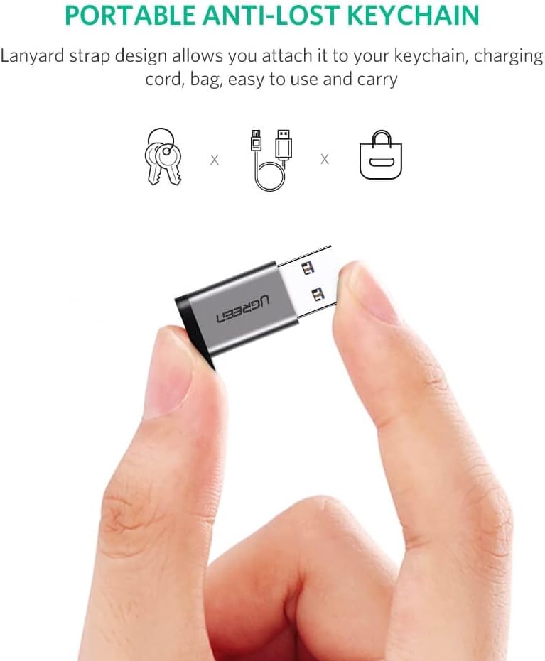 UGREEN USB 3.0 - A to USB - C M/F Adpater (Gray) - AHW Store