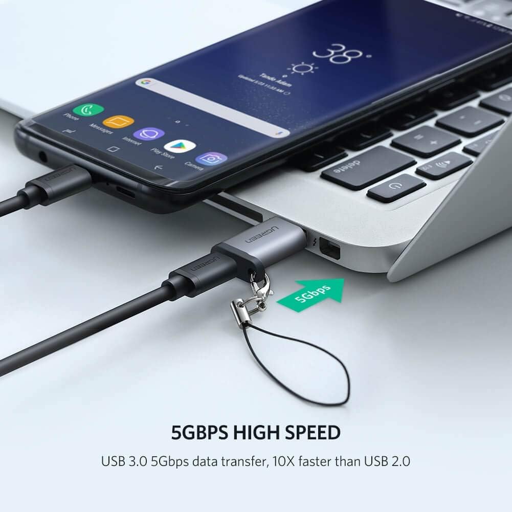 UGREEN USB 3.0 - A to USB - C M/F Adpater (Gray) - AHW Store