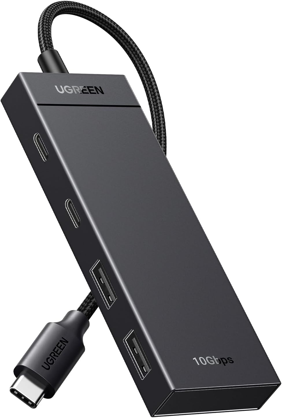 UGREEN USB C Hub 10Gbps, 4 - Port Adapter with 2 x USB C 3.2 and 2 x USB A 3.2, High Speed for Laptops - AHW Store
