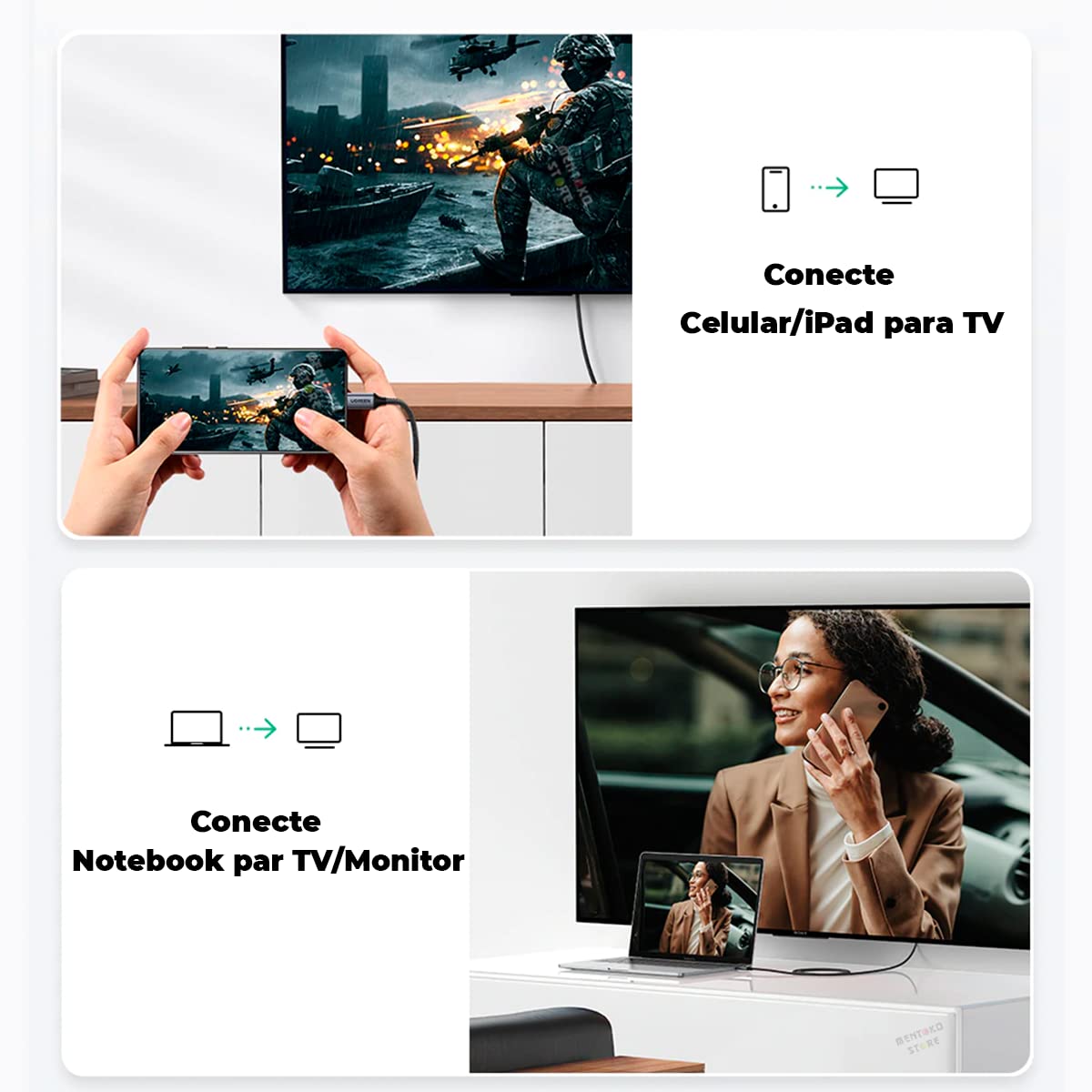 UGREEN USB-C to HDMI 4K 60Hz Cable 1.5M - AHW Store