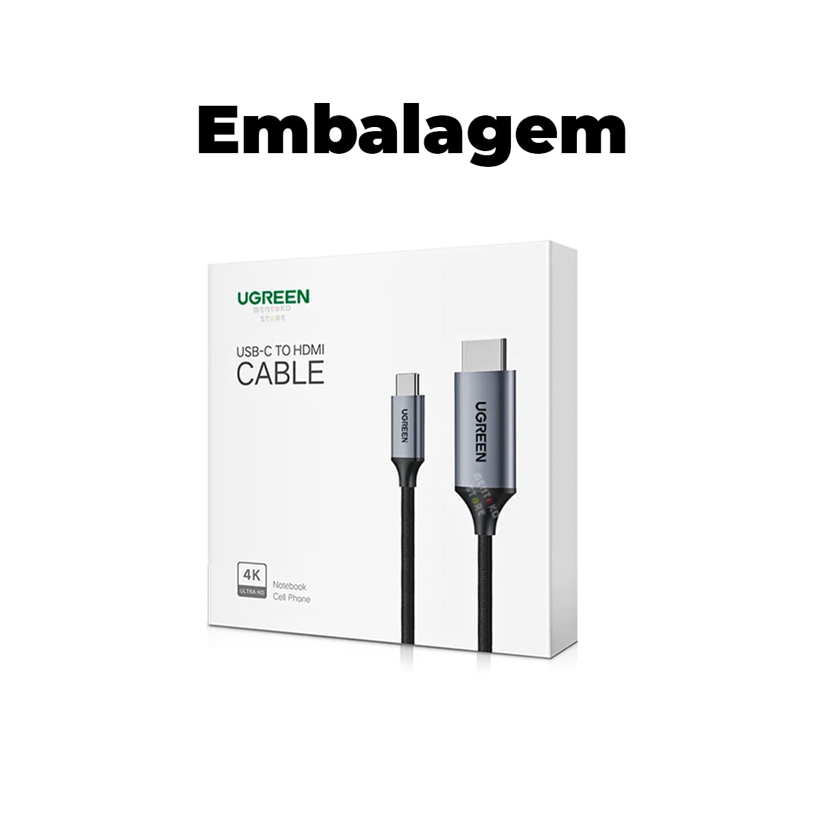 UGREEN USB-C to HDMI 4K 60Hz Cable 1.5M - AHW Store