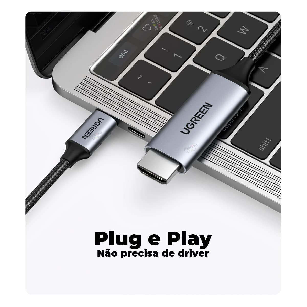 UGREEN USB-C to HDMI 4K 60Hz Cable 1.5M - AHW Store