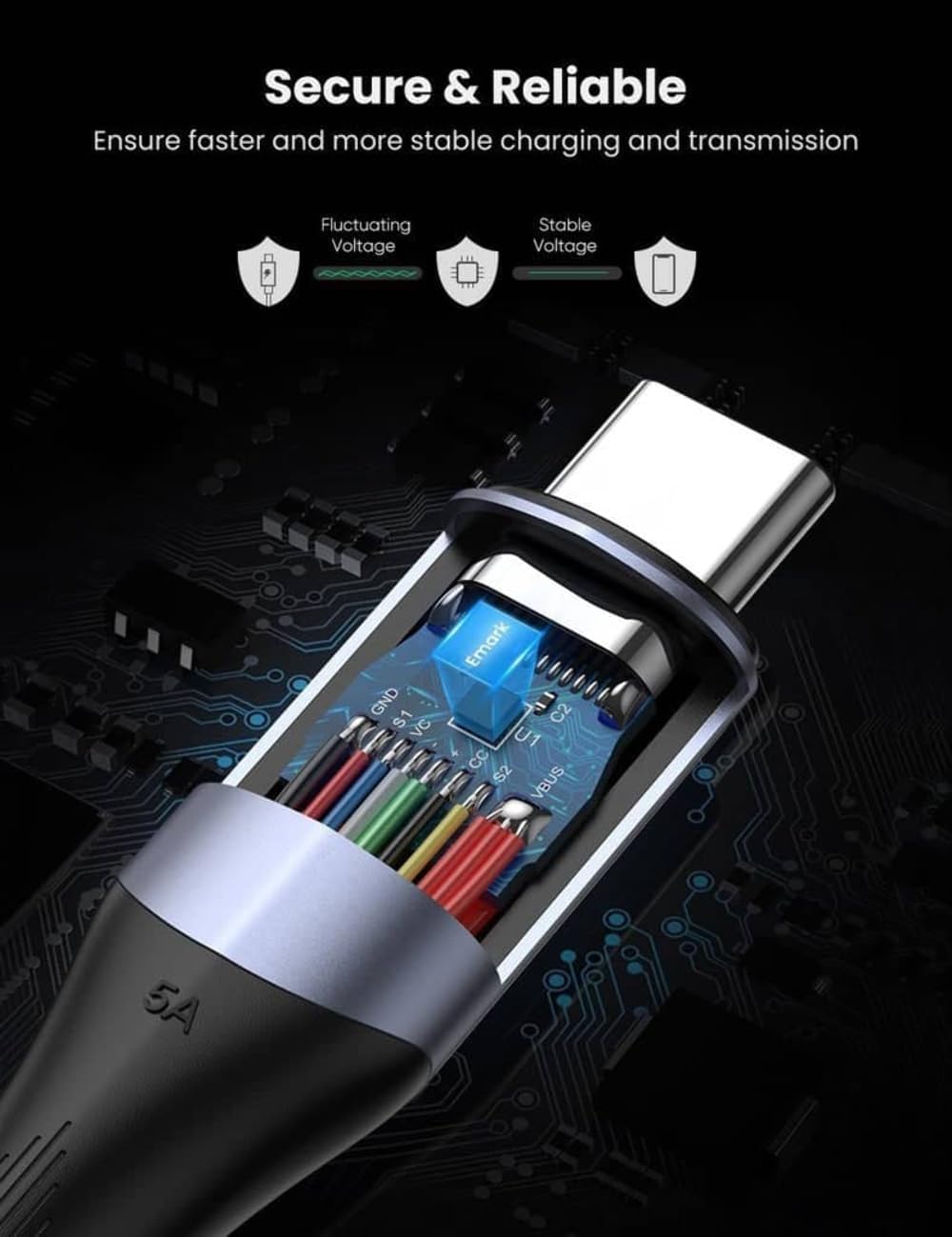 UGREEN USB - C to USB - C 3.1 Gen2 100W PD Cable Black - AHW Store