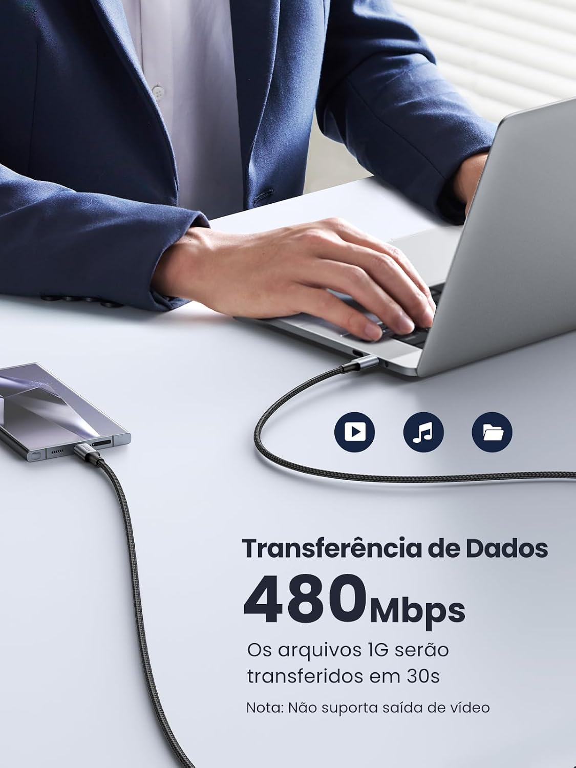 UGREEN USB-C to USB-C PD Fast Charging Cable 1m - AHW Store