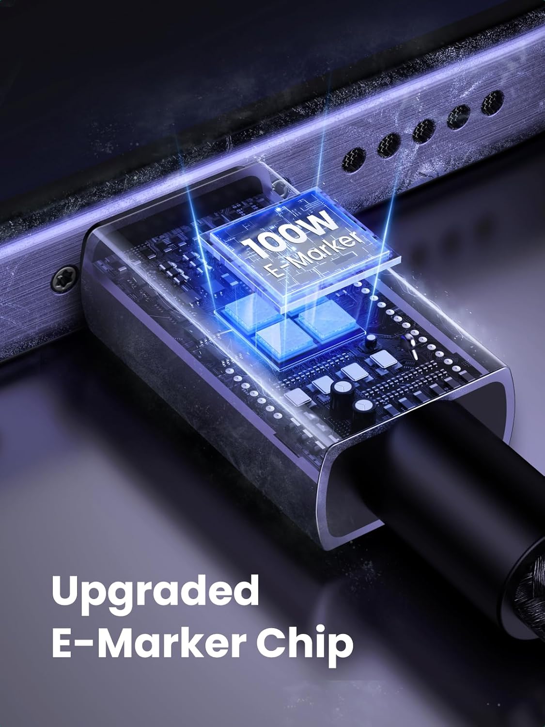 UGREEN USB - C to USB - C PD Fast Charging Cable 5A Max Space Gray 1m - AHW Store