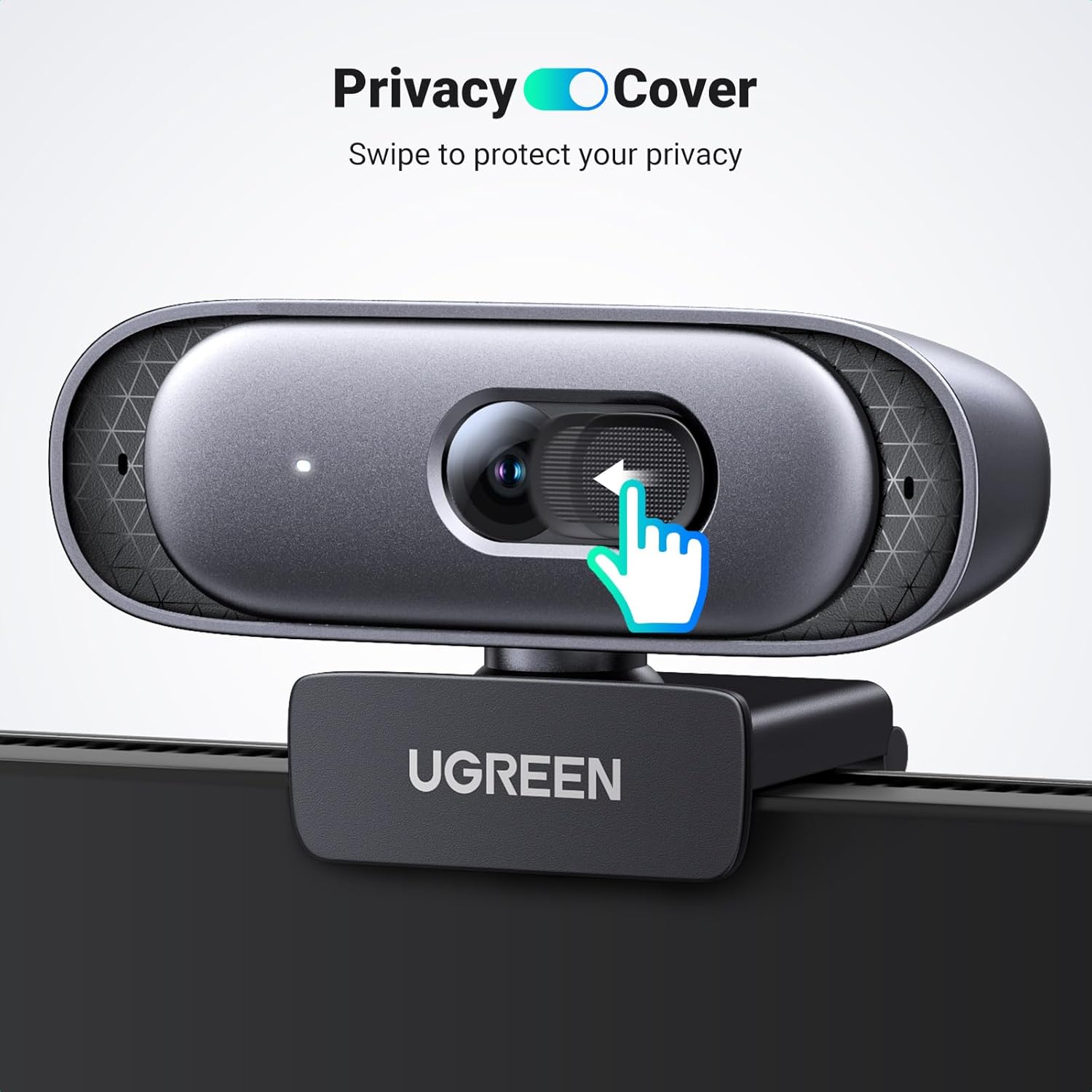 UGREEN Webcam 2K 30FPS Full HD, Webcam with Dual Microphone, 91° Field of View, Privacy Protection, - AHW Store