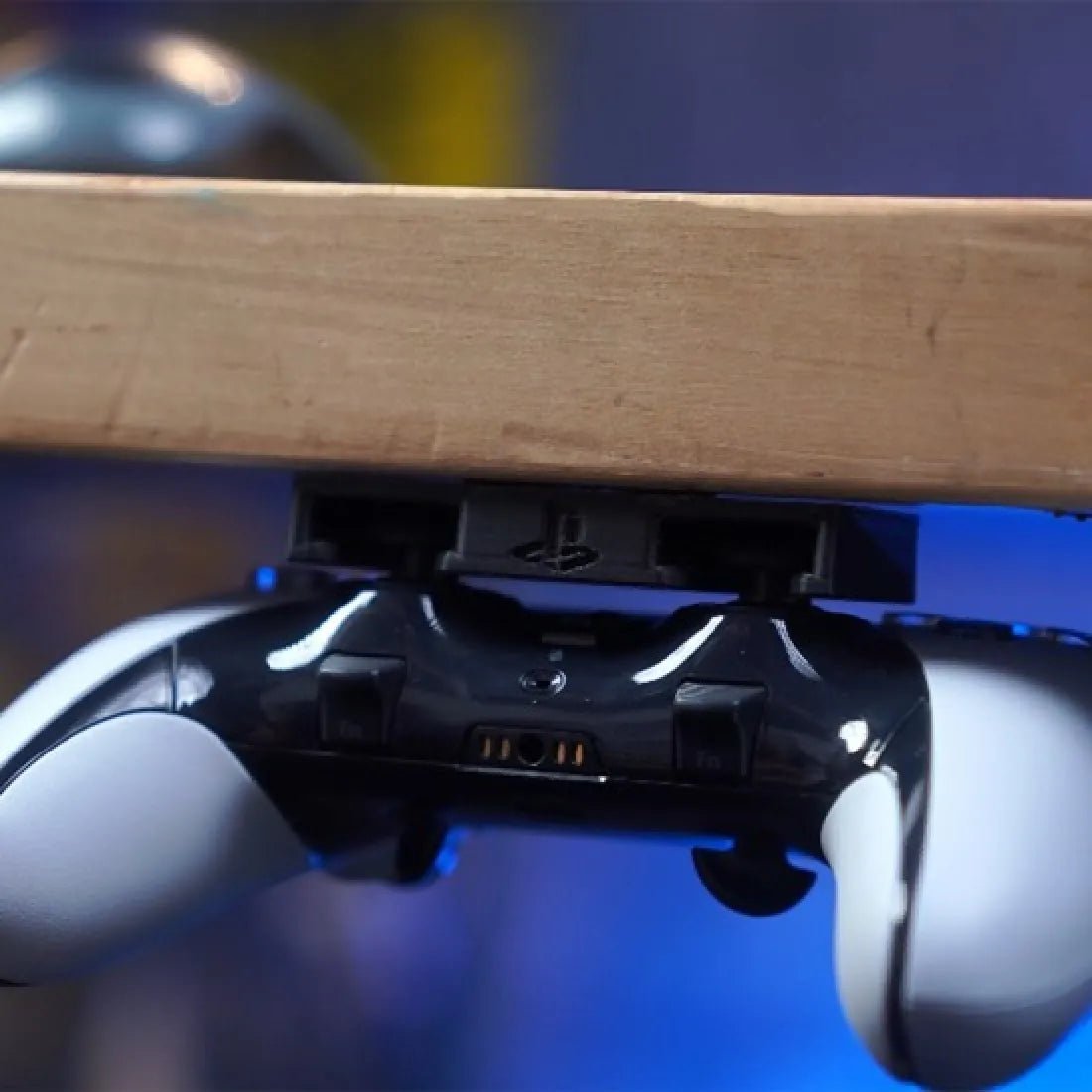 Under Desk Mount for PS5/PS4 Controller 3D Printed - Black - AHW Store