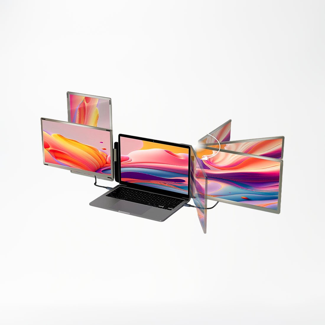 V2Com S6 15.6" FHD IPS Laptop Screen Extender Dual Portable Monitor Type - C/HDMI - AHW Store