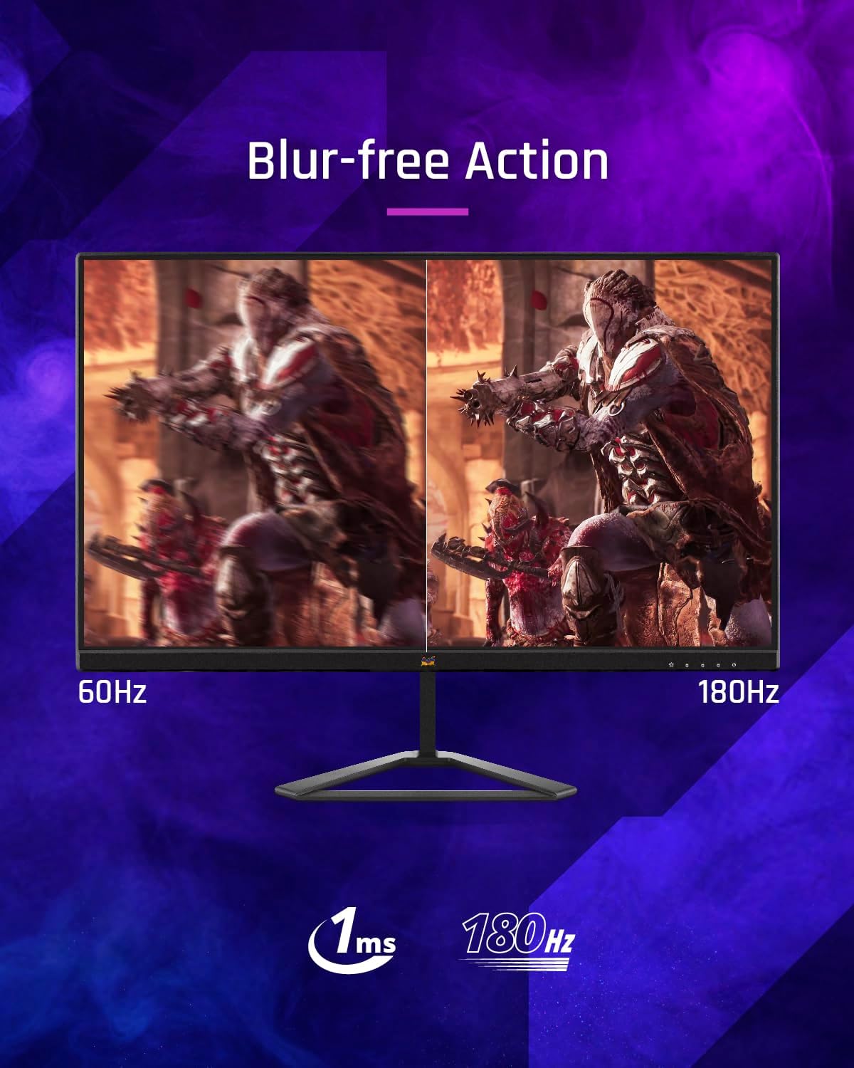 ViewSonic VX2479 - HD - PRO Gaming Monitor 24 Inch IPS FHD 165Hz 1ms Black - AHW Store