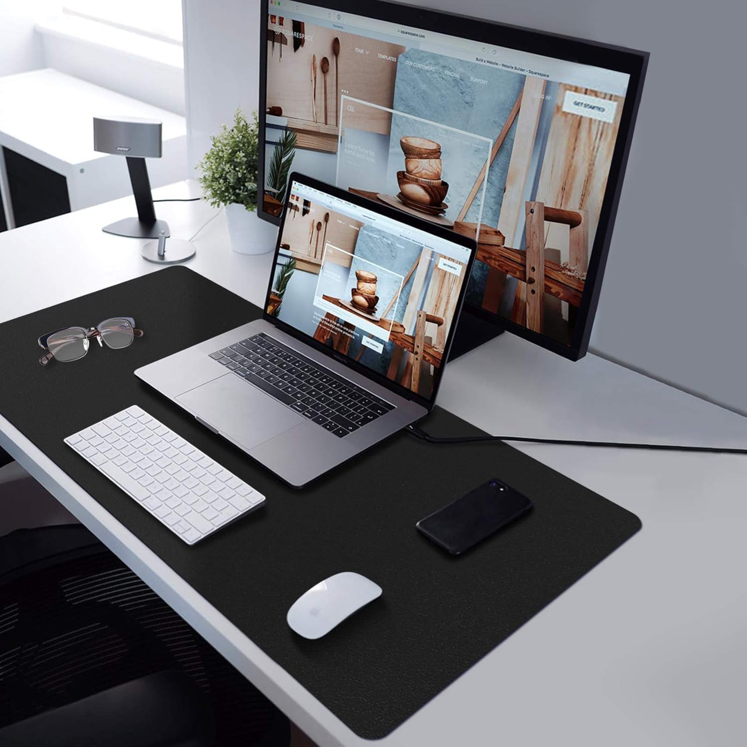 Waterproof Leather Desk Pad 60x35 cm - AHW Store