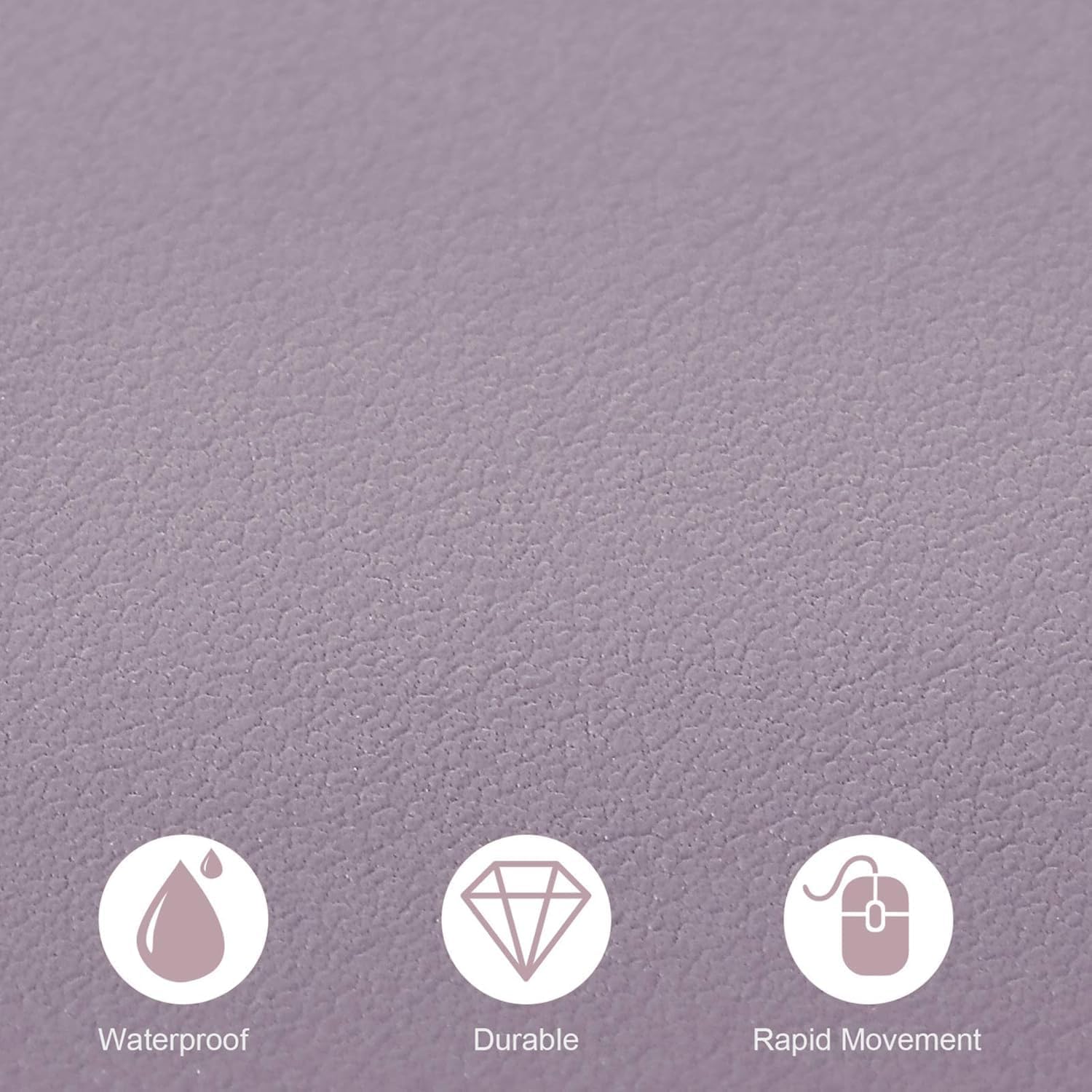 Waterproof Leather Desk Pad 60X35 Graypink - AHW Store
