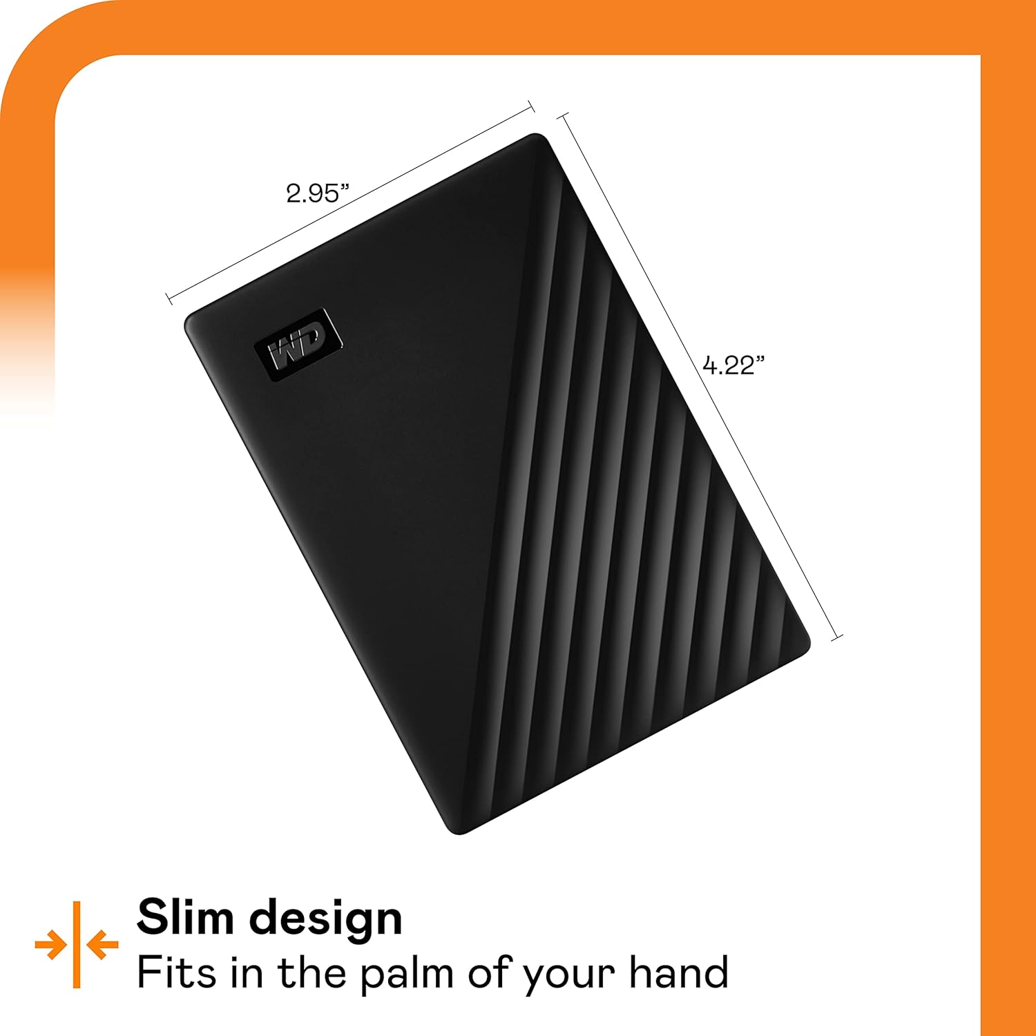 WD 4 TB My Passport 2.5 inch External HDD Black - WDBPKJ0040BBK - AHW Store