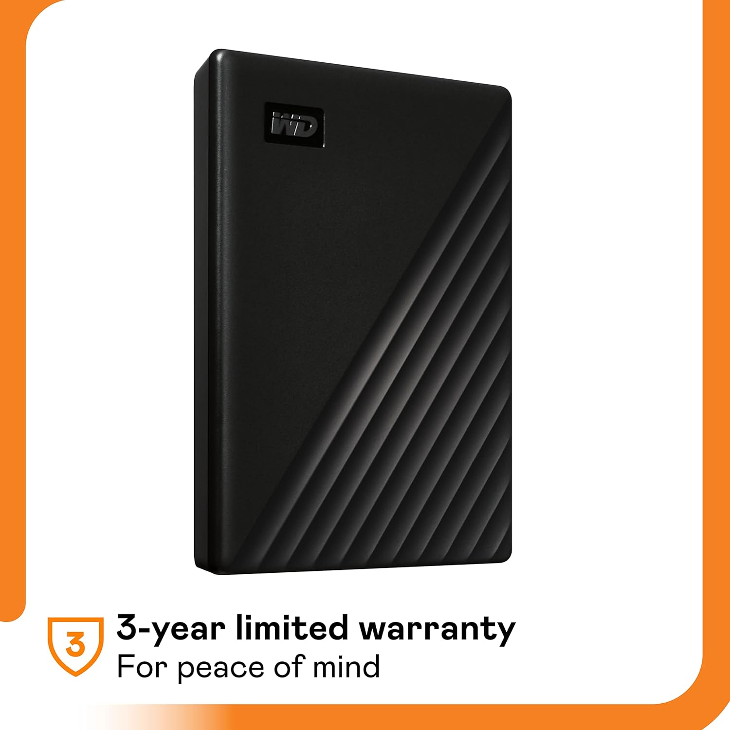 WD 4 TB My Passport 2.5 inch External HDD Black - WDBPKJ0040BBK - AHW Store