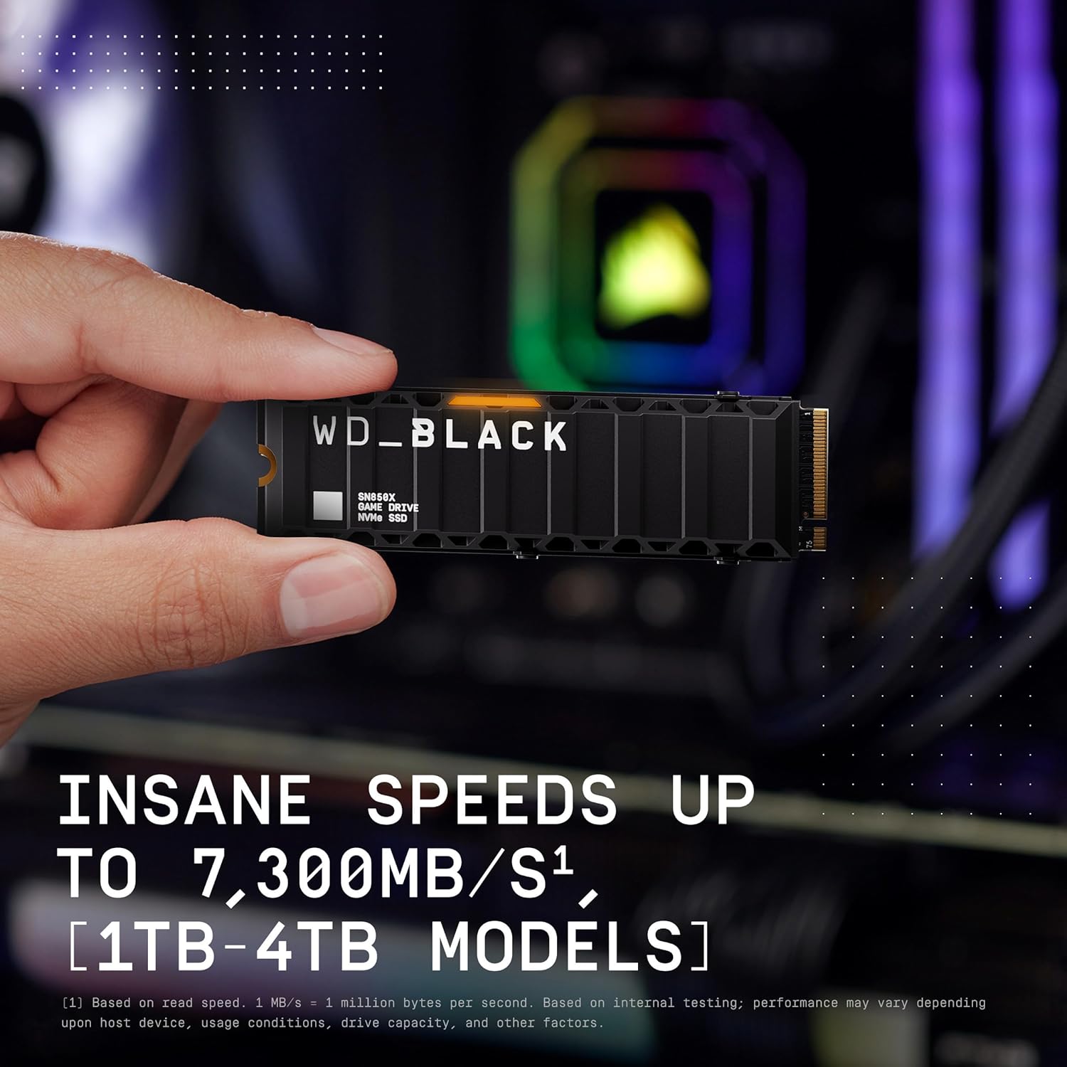 WD_BLACK 2TB SN850X NVMe Internal Gaming SSD Solid State Drive with Heatsink - Works with Playstatio - AHW Store
