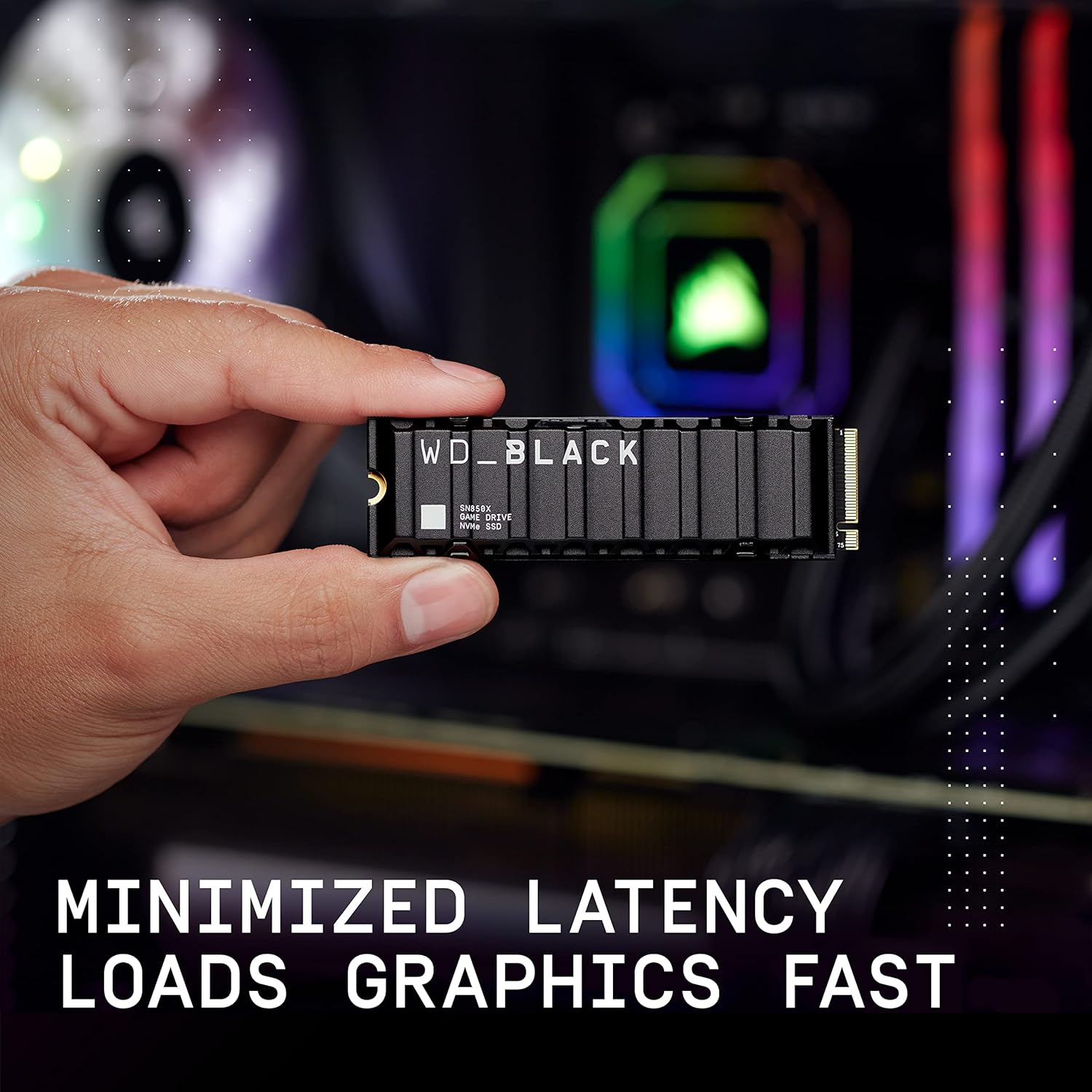 WD_BLACK 2TB SN850X NVMe Internal Gaming SSD Solid State Drive with Heatsink - Works with Playstatio - AHW Store