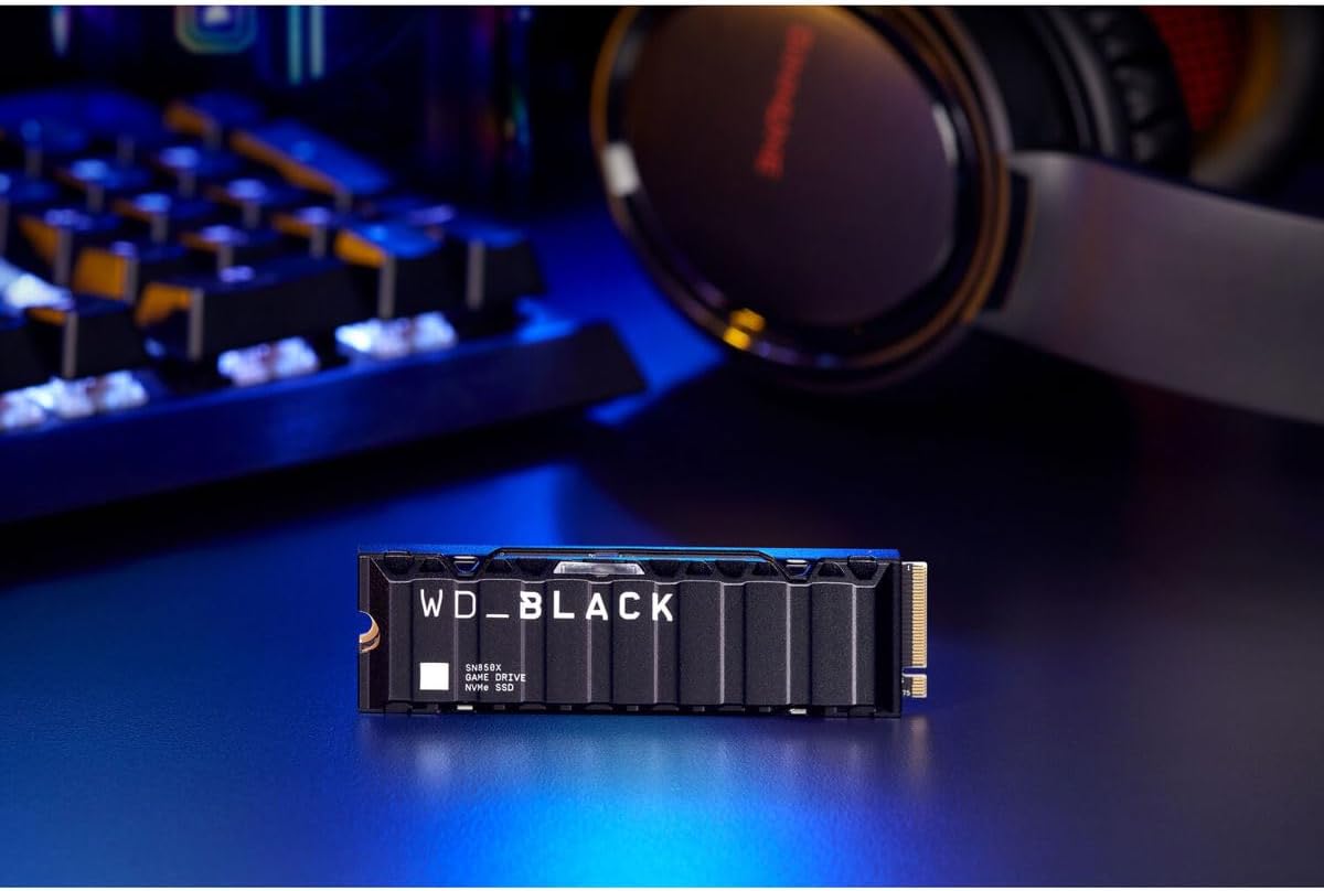 WD_BLACK 2TB SN850X NVMe Internal Gaming SSD Solid State Drive with Heatsink - Works with Playstatio - AHW Store