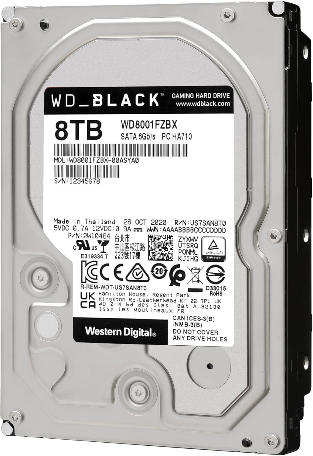 WD HDD Black 8TB - AHW Store