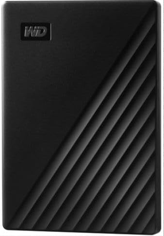 WD My Passport 5TB USB Portable External Hard Drive (WDBPKJ0050BBK-WECS) - Black - AHW Store