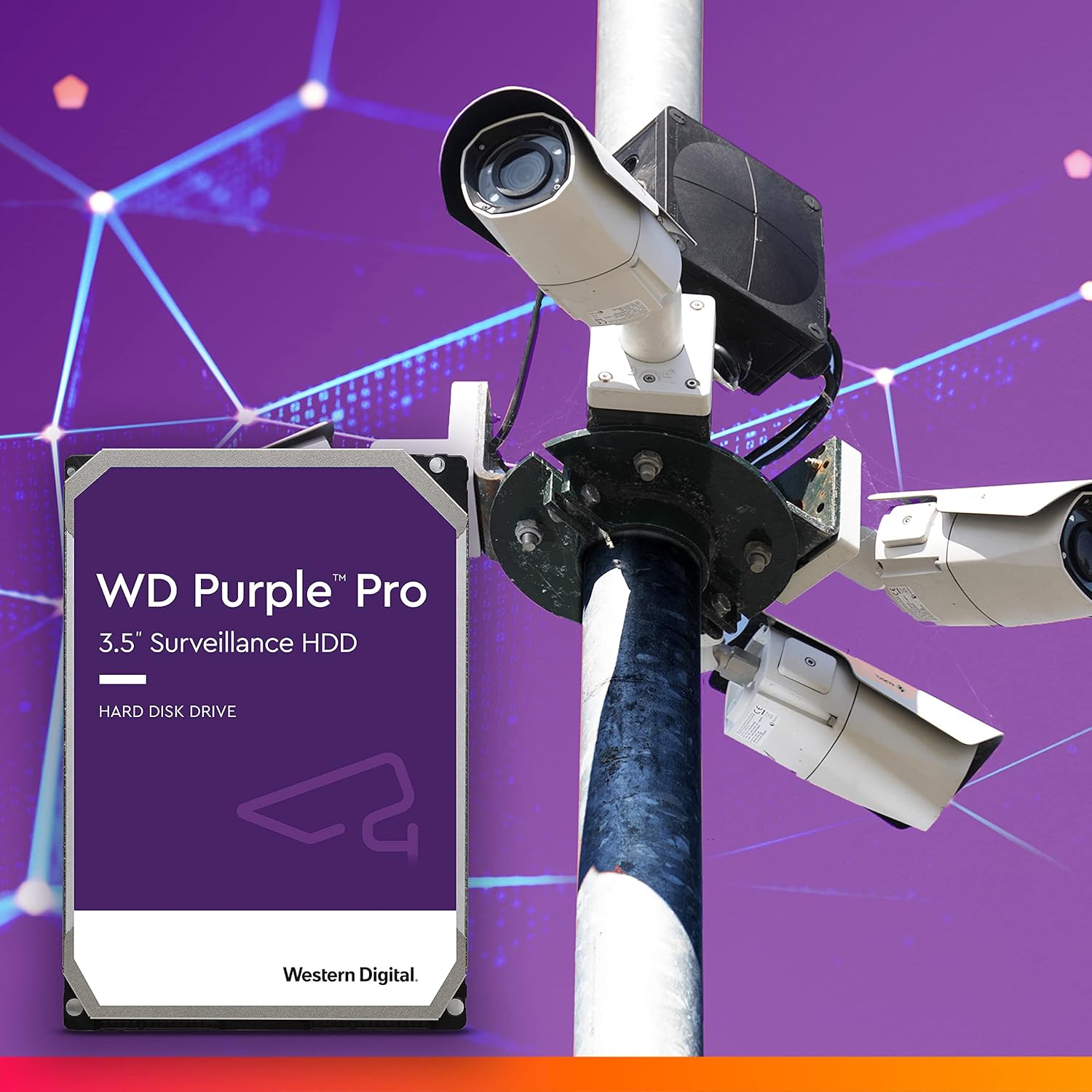 WD Purple Pro 10TB Smart Video HDD - AHW Store