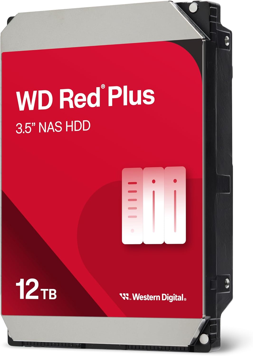 WD Red Plus 12TB NAS 3.5 Internal Hard Drive - 7200 RPM Class, SATA 6Gb/s, CMR, 512MB Cache - AHW Store