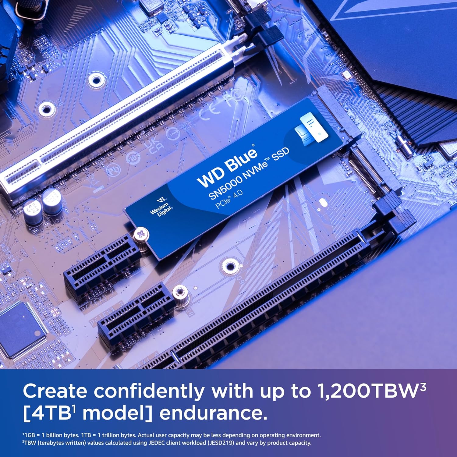 Western Digital 2TB WD Blue SN5000 NVMe Internal Solid State Drive SSD - PCIe Gen 4.0, M.2 2280, Up - AHW Store
